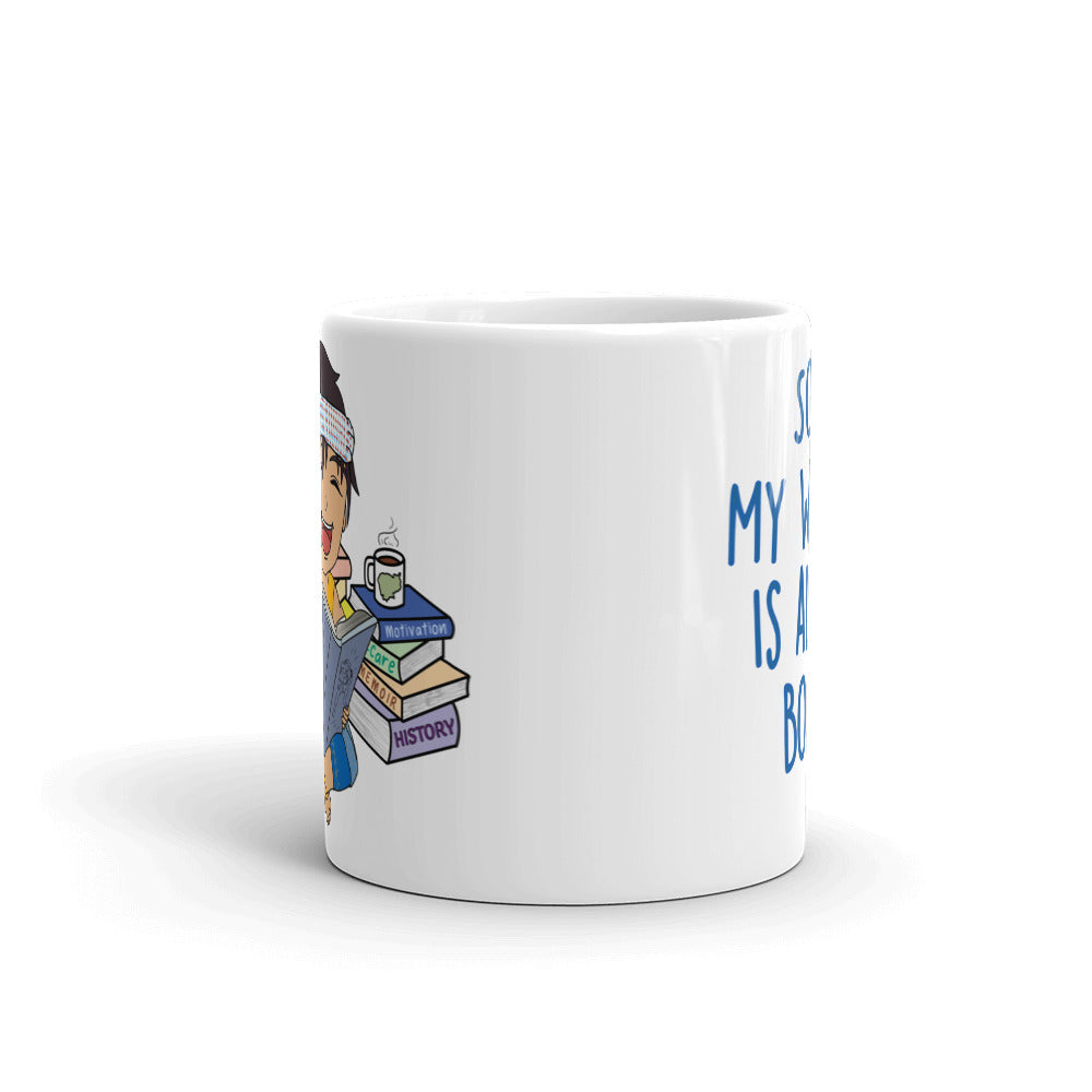 A Young Jaya Reading Mug