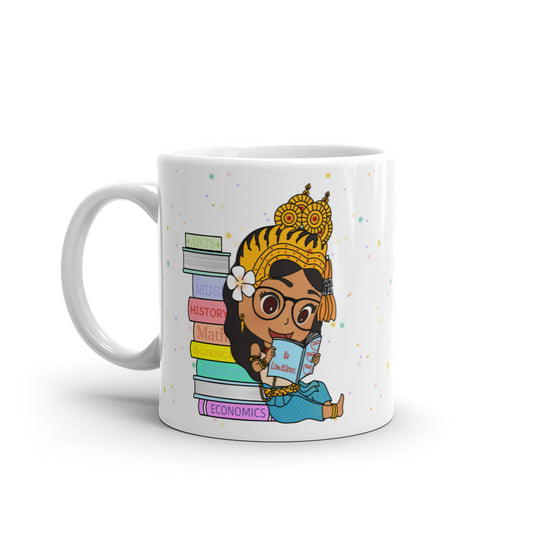 Amara The Apsara Loves Reading Mug