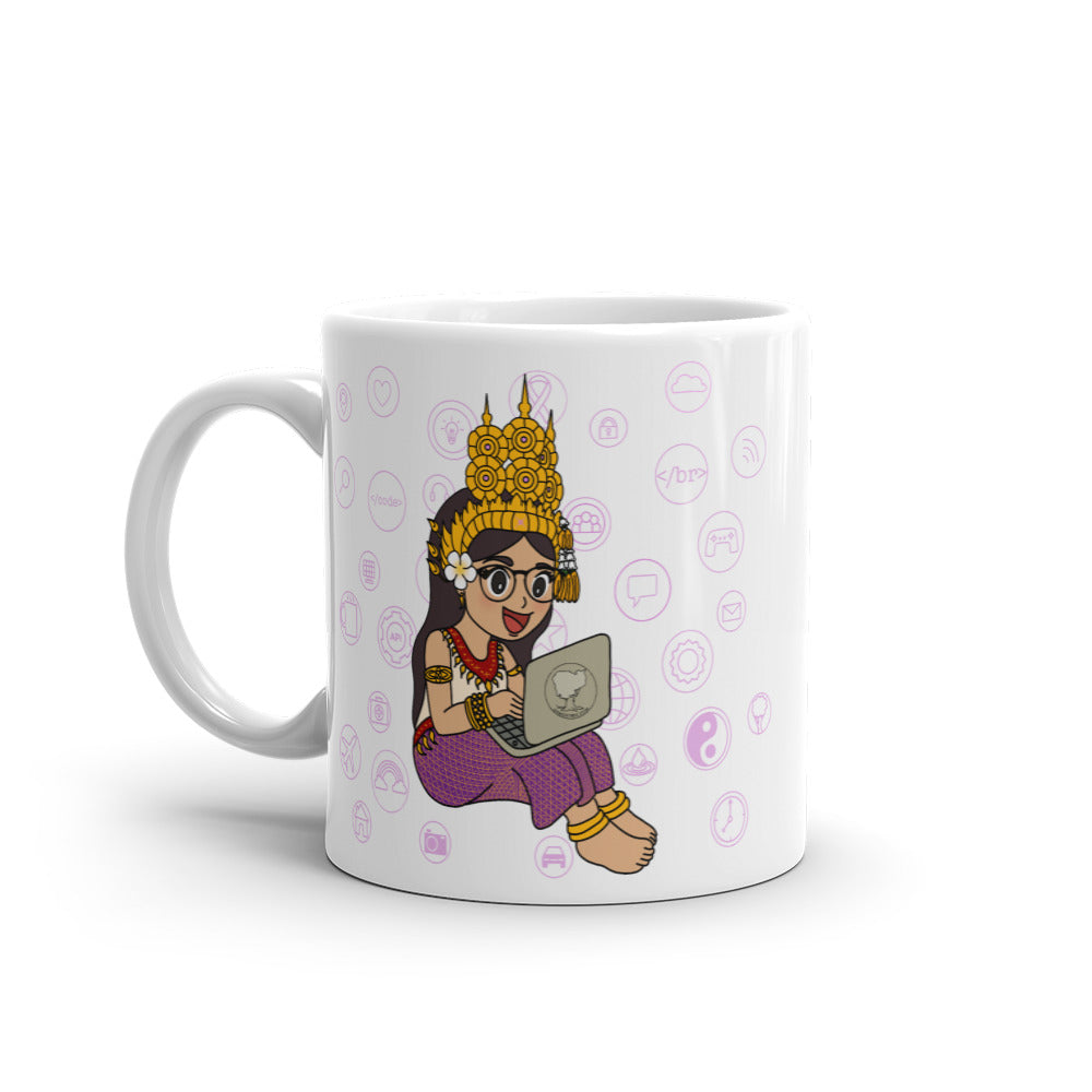 Tech-Savvy Apsara Mug