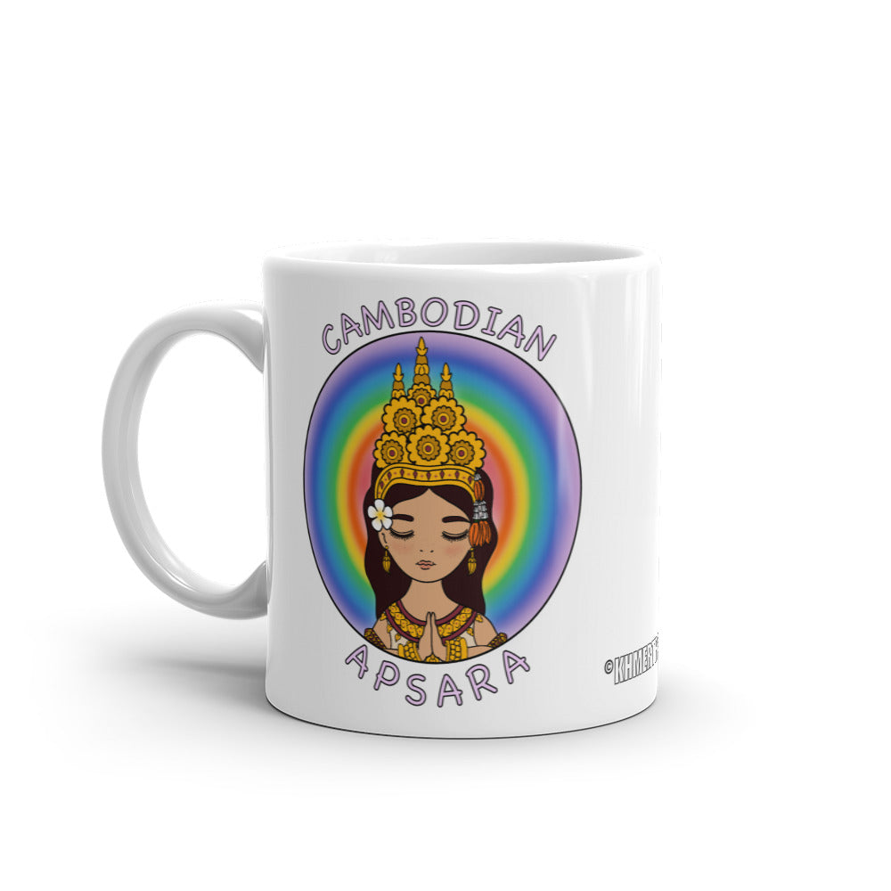 Cambodian Apsara Meditation Mug