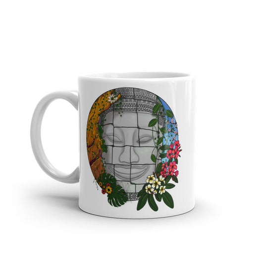 "Smile" Bayon Translation, Pronunciation, Art Mug