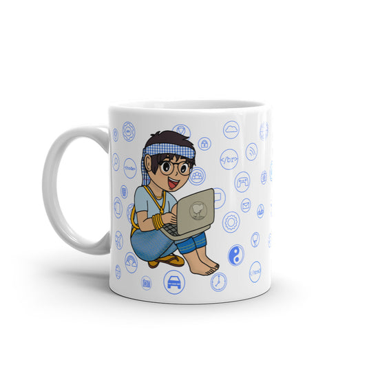 Tech-Savvy Young Jaya  Mug