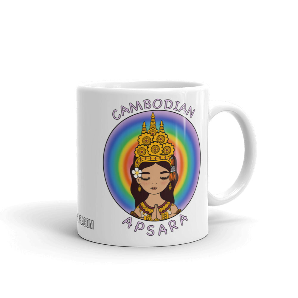 Cambodian Apsara Meditation Mug